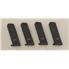 Image 1 : Lot of 4 10 shot magazines for a 9mm H&K USP9  semi-auto pistol; all in fine condition.   Est.:  $50