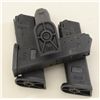 Image 2 : Lot of 4 10 shot magazines for a 9mm H&K USP9  semi-auto pistol; all in fine condition.   Est.:  $50
