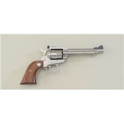 Ruger, New Model Single Six, serial  #260-01588, .22 SA revolver in stainless  steel with 5 1/2  bar