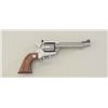 Image 1 : Ruger, New Model Single Six, serial  #260-01588, .22 SA revolver in stainless  steel with 5 1/2" bar