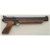 Image 1 : Crosman Model 1377 American Classic BB pump  action pistol, .177 caliber with black finish  and faux