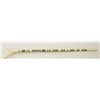 Image 1 : Old ceremonial stag horn staff approx. 38”  overall showing some old losses and  alternating colors 