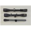 Image 1 : Lot of three rifle scopes including a 3 X 9  Widefield 4-Plex Redfield brand in box in  fine conditi