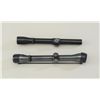 Image 1 : Lot of two rifle scopes including a Weaver 3X  All-American and a Weaver 4X Marksman, both  in overa
