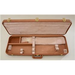 Browning hard case for 30" shotgun two barrel  set, 34" x 11.25" overall, light brown vinyl  with cr