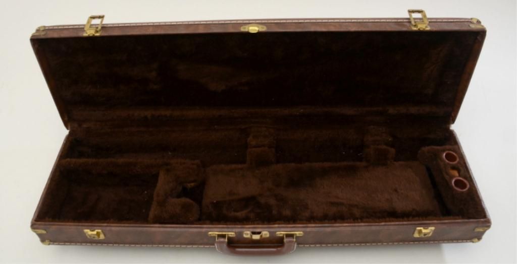 Browning hard case for 28" barreled shotgun, 31.5" x 9" overall, dark