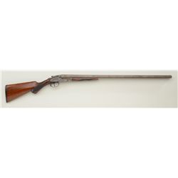 Iver-Johnson “Knox” Model SxS shotgun, blue  and case hardened finish, checkered wood  stocks, #7821