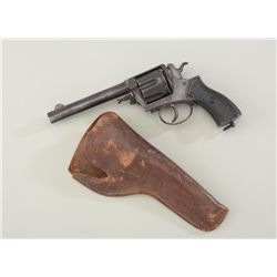 Large frame Belgian antique DA revolver  marked “Frontier Army” on the top strap, .44  Winchester ca