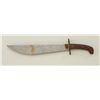Image 2 : U.S. 1917 dated and proofed large machete  type knife approx. 19” overall with an  approx. 14” blade