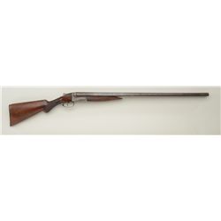 Remington Arms Co. SxS concealed hammers  shotgun, 12 gauge, 30” Damascus barrels,  checkered wood s
