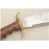 Image 3 : U.S. Springfield Armory Bolo knife with RIA  marked leather sheath and belt, 1908 dated  knife and 1