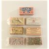 Image 1 : Lot of seven collector’s boxes of ammunition  for .38 S&W cal., many appear full, in  overall good t