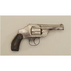 Early antique Smith & Wesson New Departure  top break hammerless DA revolver, .38 cal.,  3-1/4” barr