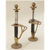 Image 2 : Pair of candleholders made from swords;  likely done by Bannerman’s in the early 20th  century; neat