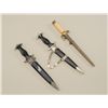 Image 2 : Lot of three reproduction nazi daggers with  sheaths.  Est.:  $100-$300.