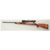 Image 2 : Customized CZ Brno Mauser bolt-action rifle,  6.5 x 06 cal., 24” round barrel, blue finish,  checker