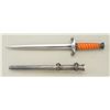Image 2 : German Army dagger from Nazi era by W.K.C. of  Soligen. Very good condition with reverse of  cross g
