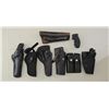 Image 2 : Misc. lot including six misc. holsters, a  pair of Hogue monogrips for a small frame  revolver and a