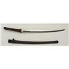 Image 2 : Japanese Marine military sword and scabbard,  approx. 37” overall with an approx. 24” blade  that is