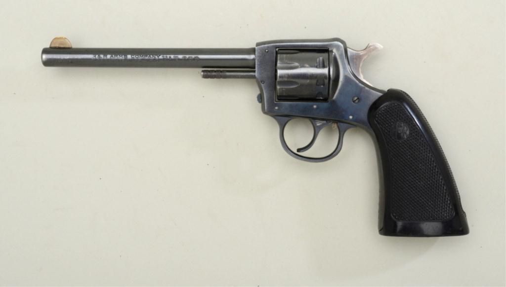 H&R Model 922 DA revolver, .22 cal., 6” round barrel, blue finish ...