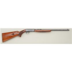 Browning Grade I semi-auto rifle,  Belgian-made, .22LR cal., 19” barrel, blue  finish, checkered woo