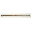 Old woven and colored horsehair long quirt,  approx. 32” overall, possibly Prison made,  showing som