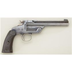 Smith & Wesson Second Model 1891Single Shot  target pistol, .22LR cal., rare 6” barrel,  blue finish