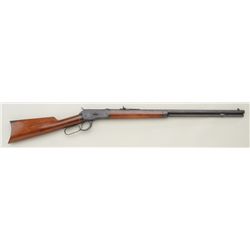 Winchester Model 1892 lever action rifle,  full magazine, .25-20 W.C.F. cal., 24” round  barrel, blu