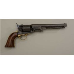 Colt Model 1851 Navy percussion revolver, .36  cal., 7-1/2” octagon barrel, blue and case  hardened 