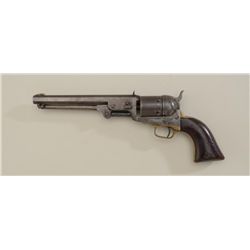 Colt 1851 Navy Revolver converted to 38  rimfire cal.  Early small guard variation.   Serial # 22199