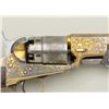 Image 4 : Pocket Navy style percussion revolver, .31  cal., 6-shot, 6” barrel, engraved in the  style of the 1