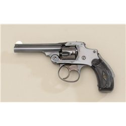 Smith & Wesson .32 New Departure DA revolver,  .32 S&W cal., 3-1/2” barrel, blue finish  with nickel