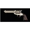 Image 2 : Remington Model  1890, 44-40 cal. single  action revolver, nickel plated, factory  5-3/4" barrel woo