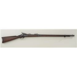 Springfield Trapdoor rile, #268941 with stock  cartouched 1884.  Condition is very good  plus with 8