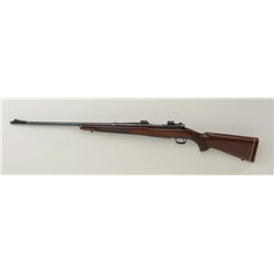 Winchester Model 70 bolt-action rifle, .257  Roberts cal., 24” barrel, black finish,  checkered wood
