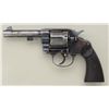 Image 1 : Colt New Service DA revolver, .45 Colt cal.,  4-1/2” barrel, blue finish, checkered black  hard rubb