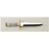 Image 2 : Randall (Orlando, FLA) fighting knife with  Randall leather sheath and sharpening stone  in overall 
