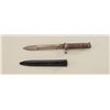 Image 1 : Italian Folding Bayonet with scabbard for  Carcano Rifle with scabbard. Good to very  good condition