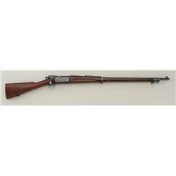 U.S. Springfield Krag bolt-action rifle,  .30-40 cal., 30” barrel, blue finish, wood  stock, sling s