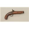 Image 1 : Spanish percussion single shot pistol, .69  cal., 5” octagon barrel, back action lock,  re-stocked w