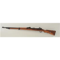 German Mauser Model 98 bolt-action rifle,  7.92mm cal., 29-1/2” barrel, blue finish,  wood stock wit