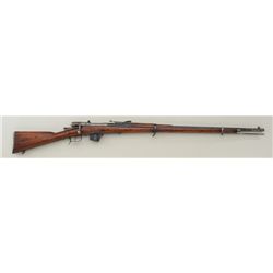 Italian 1870 Vetterli bolt-action rifle, 11mm  cal., 34” barrel, blue finish, sling  swivels, wood s