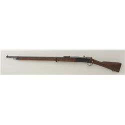 Lebel Model 1886/93 bolt-action rifle, 8mm  cal., 32” barrel, blue finish, wood stocks,  #448. This 