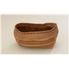 Image 1 : Northwest Coast Indian woven oblong basket  approx. 6” high, approx. 11” long and approx.  6” wide s