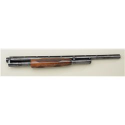 Winchester Model 12, 12 gauge barrel and  front end. Serial #1358671 with pigeon  marking, factory v