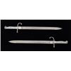 Image 2 : Two Argentine Mauser Model 1891 bayonets (no  scabbards), both in very good to fine  condition.  Est