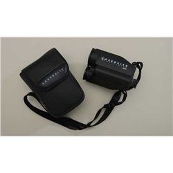 Lasersite Rangefinder with leather carry case  (batteries not included); appears to have  seen littl