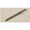 Image 4 : Mauser bayonet with metal sheath, approx.  20-1/2” overall with an approx. 15” blade,  uncleaned and