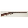 Image 1 : Older Daisy BB gun in form of a lever action  rifle in overall fair well-worn condition  with wood b