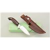 Image 3 : Cheyenne brand Hawk model skinning knife with  leather sheath in factory cardboard box in  overall f